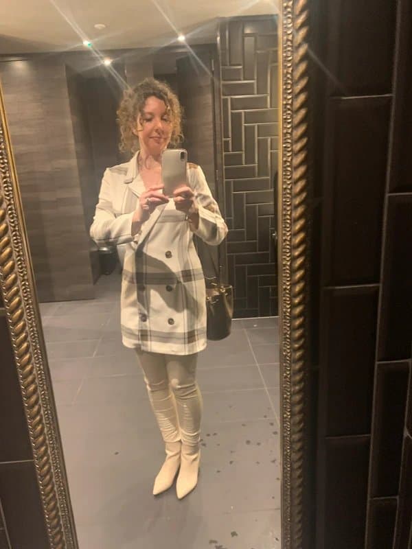 Never Fully Dressed Never fully dressed. Size 10 checked blazer