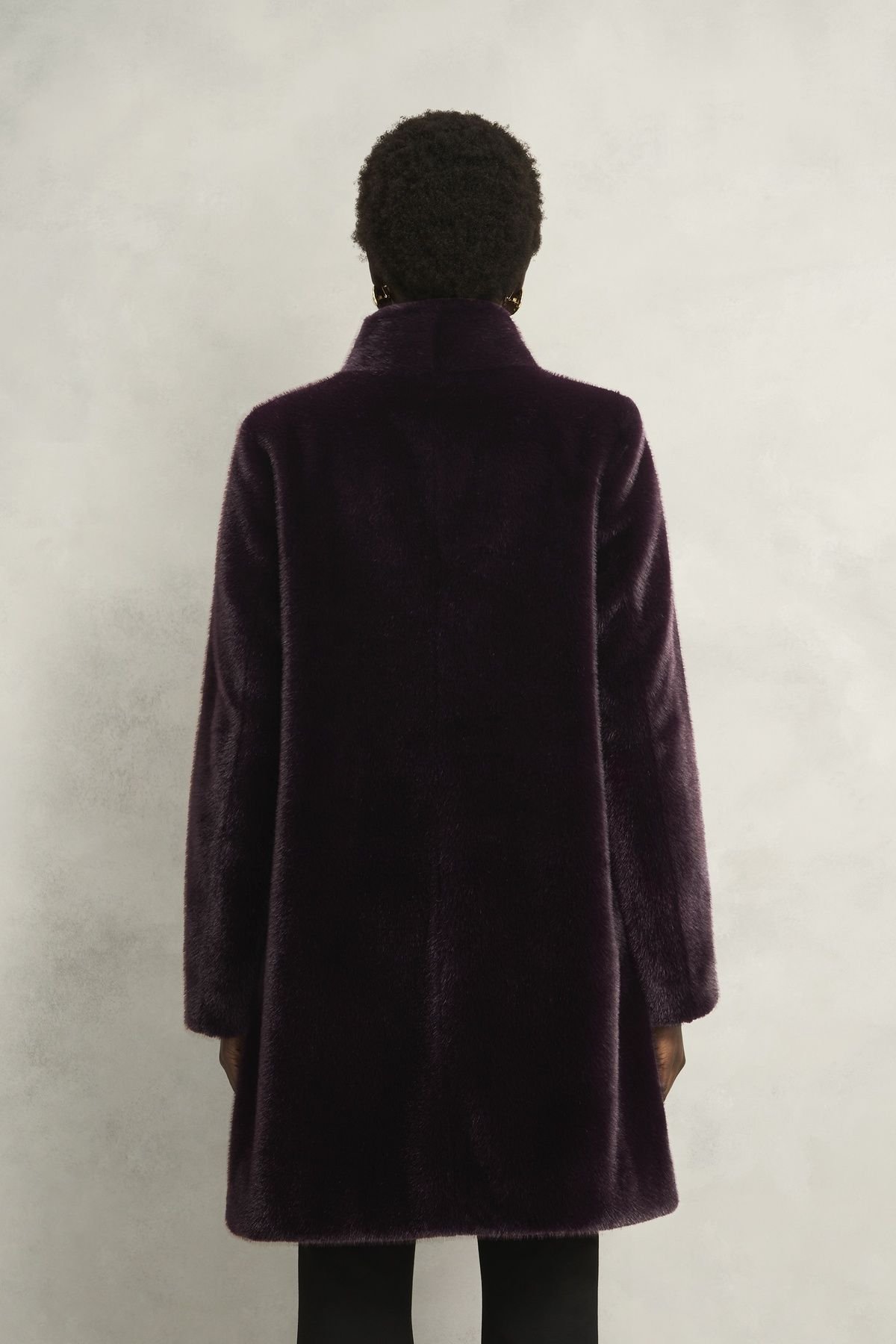 Hobbs London Hobbs London Women's Tarini Coat in Wine - 4