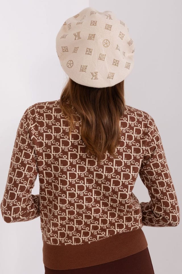 Love Lace Love Lace Women's Classic Wool Beret Hat with Soft Fitted Design for Everyday Wear in Beige - 3