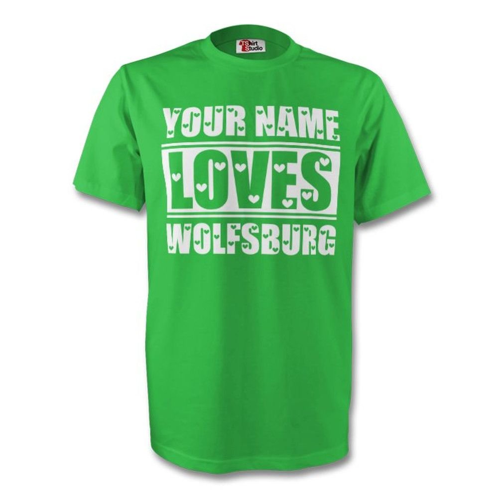 VFL Wolfsburg VFL Wolfsburg Men's Your Name Loves T-Shirt green - 2