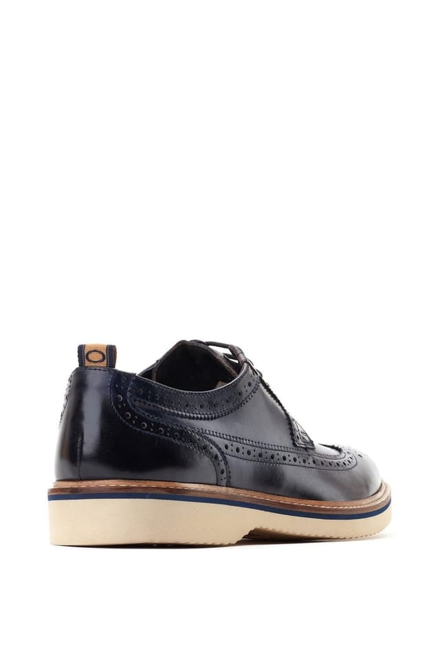Base London Base London Men's Sully Brogue in Navy - 2