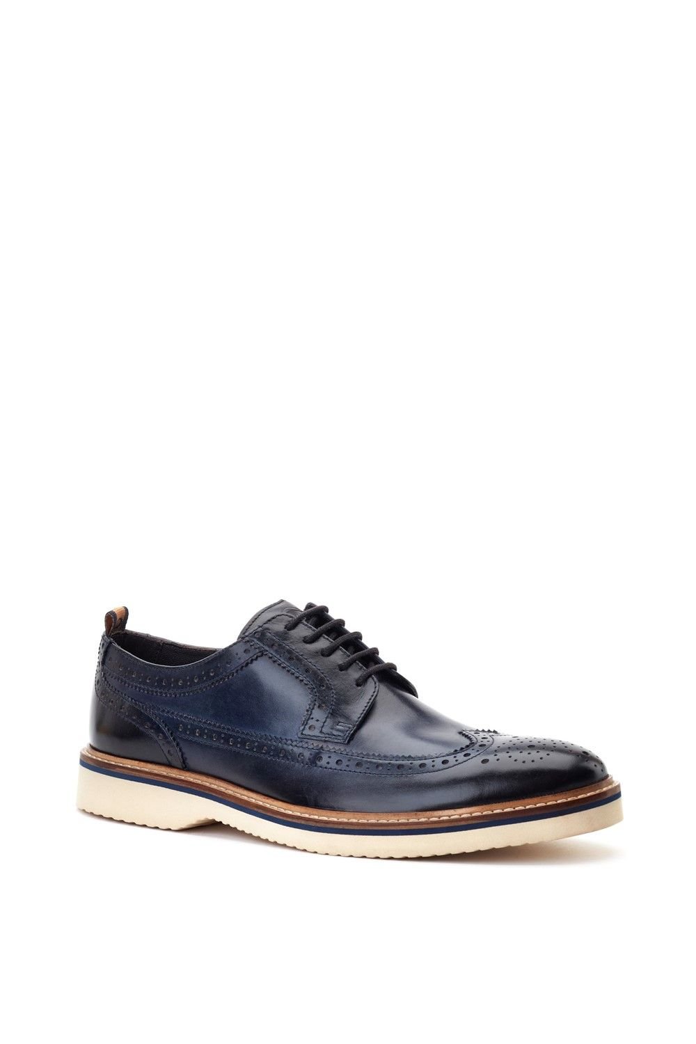 Base London Base London Men's Sully Brogue in Navy - 3