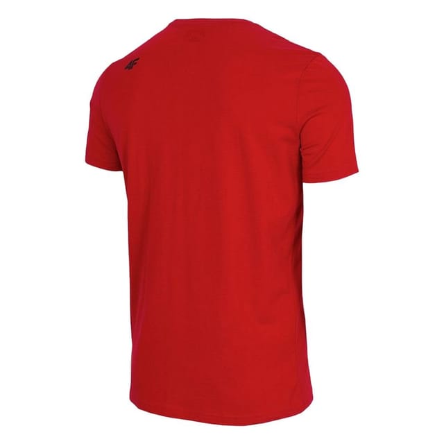 4F 4F Men's H4L22-TSM353 T-Shirt in Red - 2