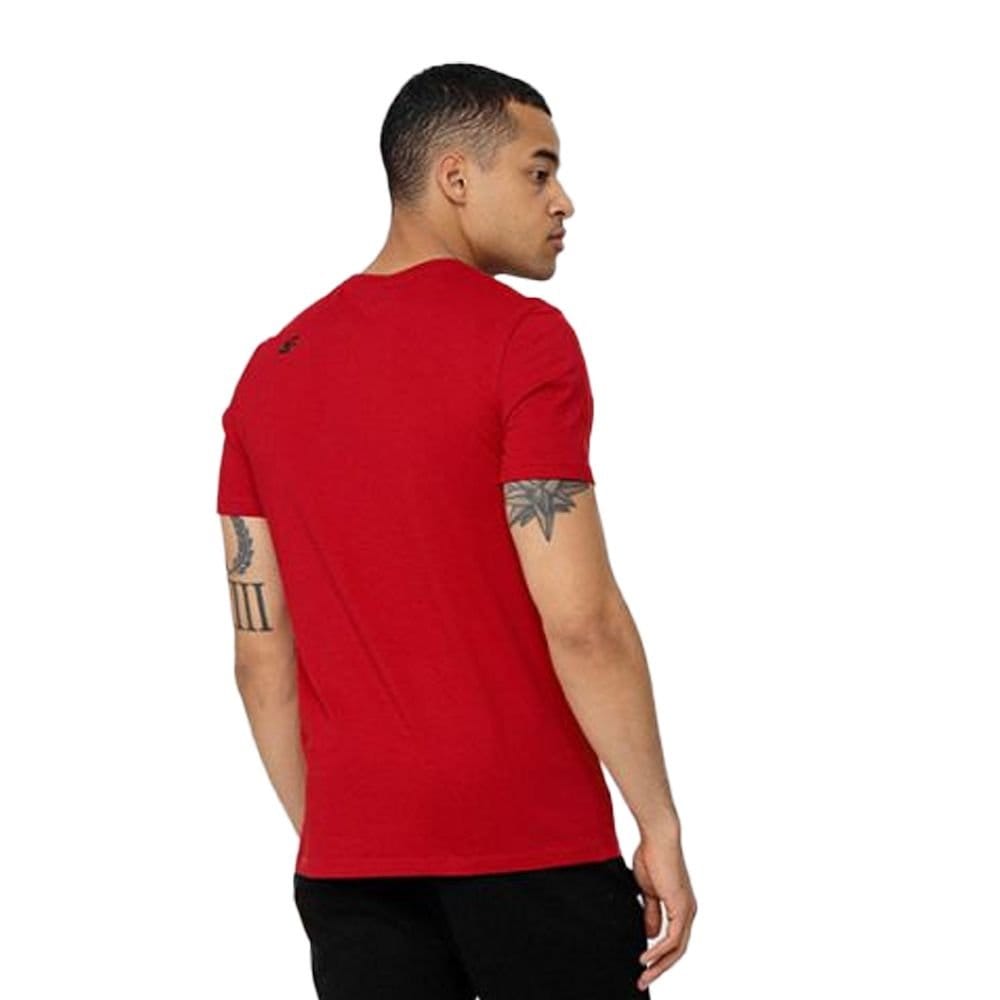 4F 4F Men's H4L22-TSM353 T-Shirt in Red - 4