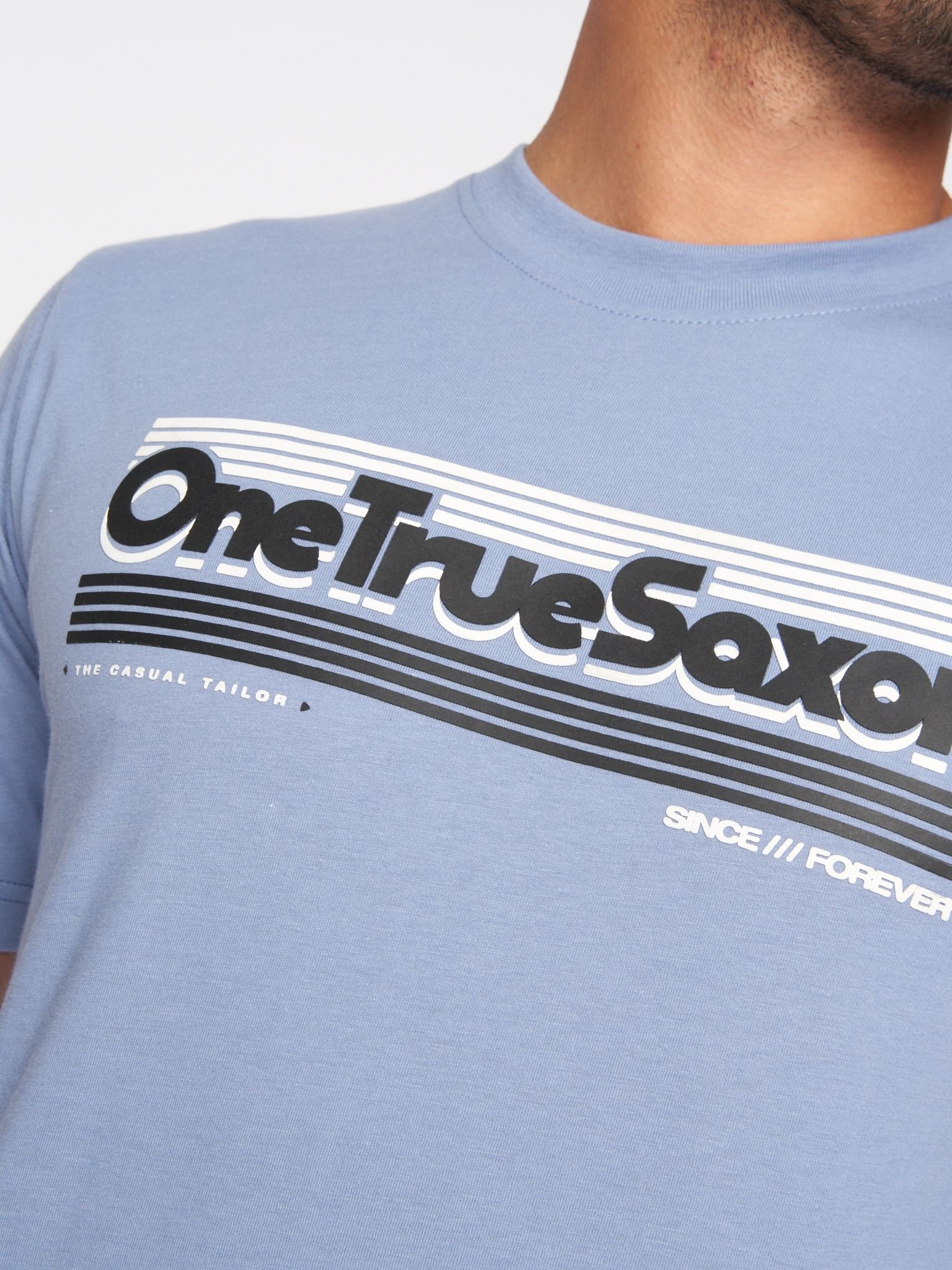 One True Saxon One True Saxon Men's Forever T-Shirt in Blue - 2