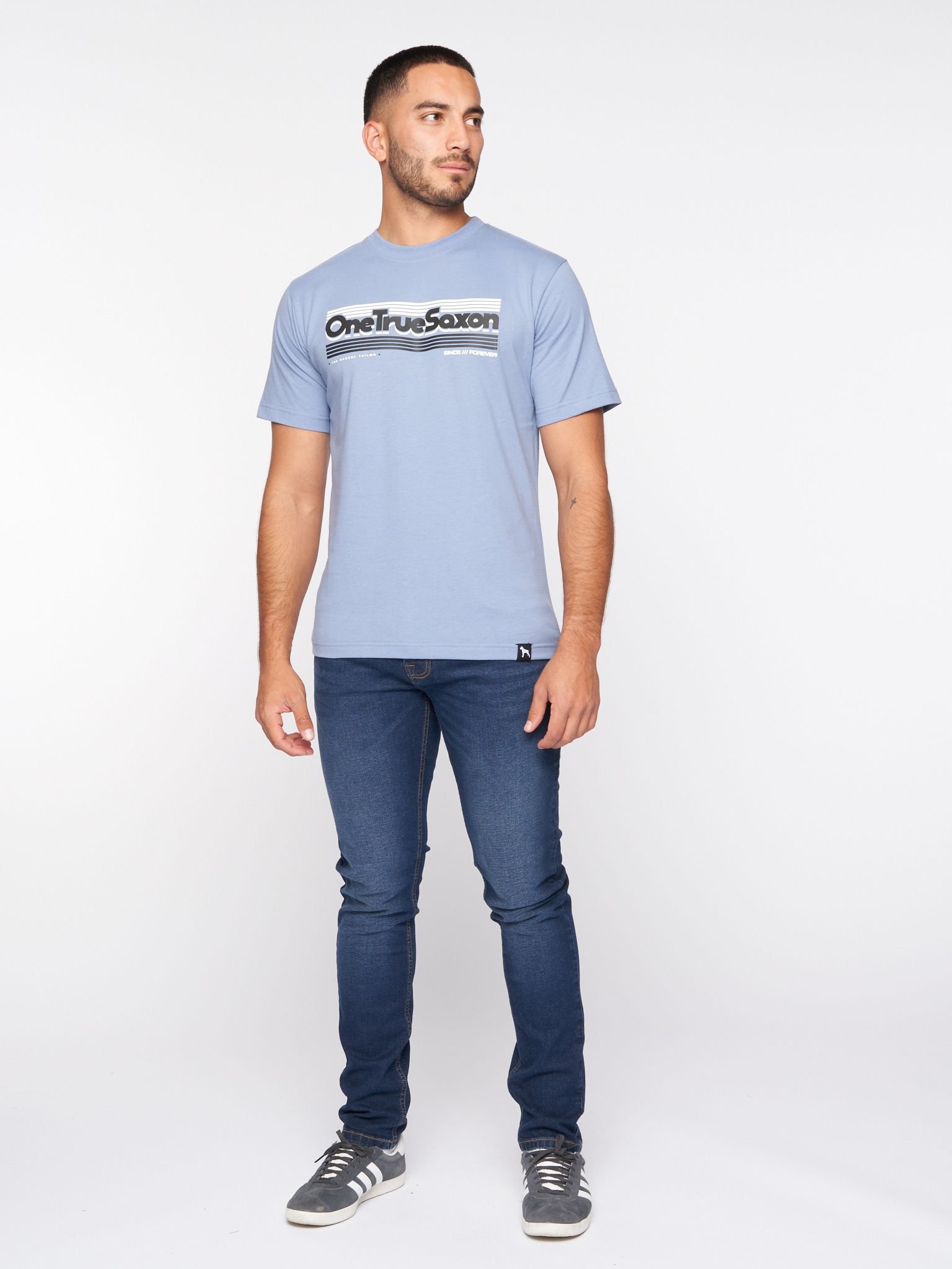 One True Saxon One True Saxon Men's Forever T-Shirt in Blue - 4