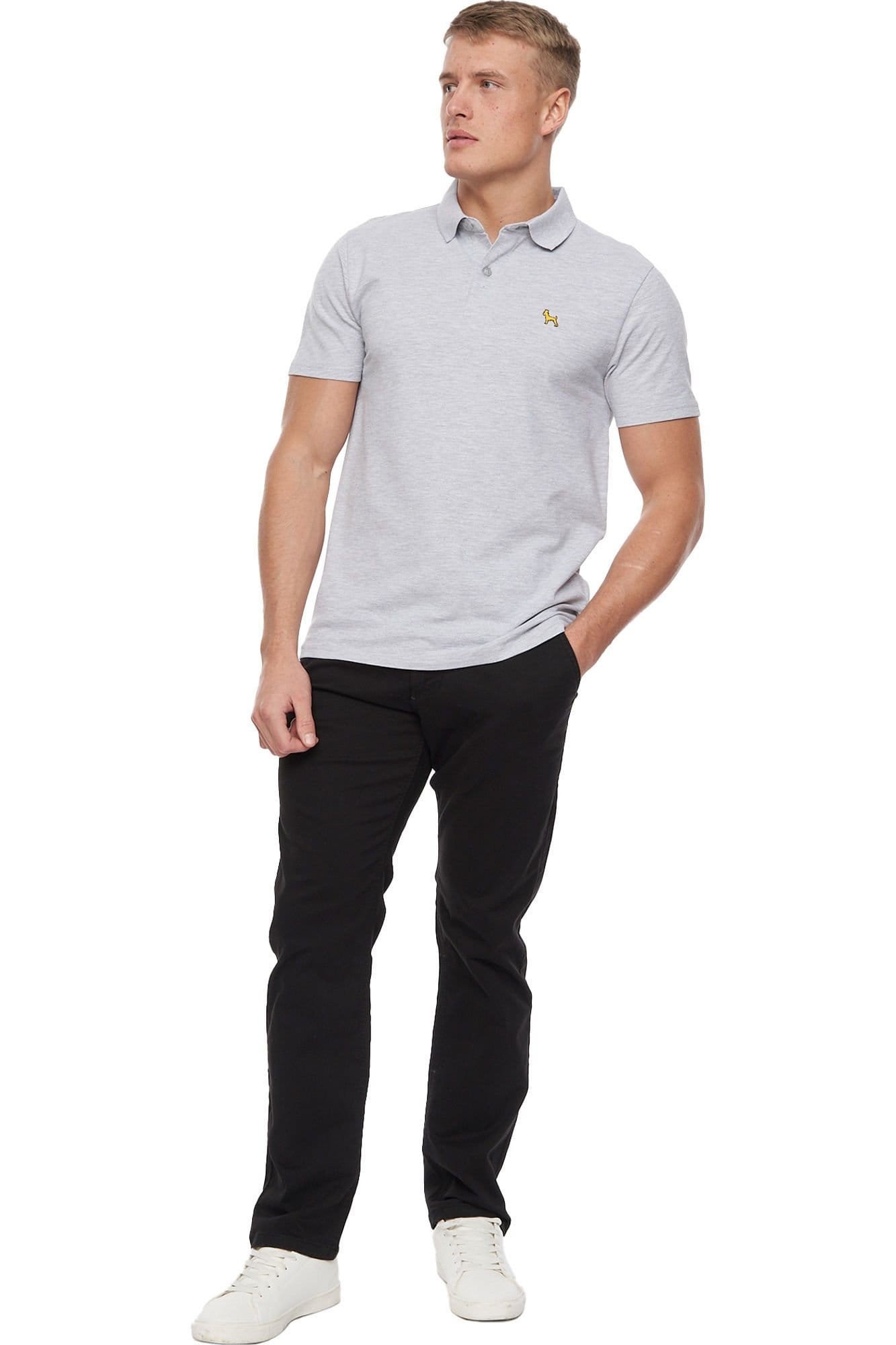 Bewley&Ritch Bewley&Ritch Men's Barden Marl Polo Shirt in Grey - 4