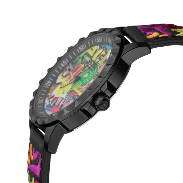 Rebel Rebel Women's Dumbo Black Dial Leather Watch - 3