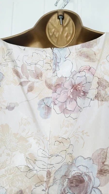 Phase Eight Phase Eight Size 14 Ivory champagne floral satin finish occasion dress & jacket