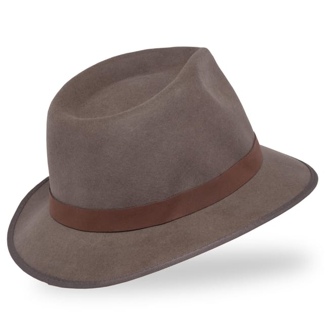 Sunday Afternoons Sunday Afternoons Men's 'Jasper' 100% Wool Felt Water-repellent UPF 50+ Hat in Dark Brown - 2
