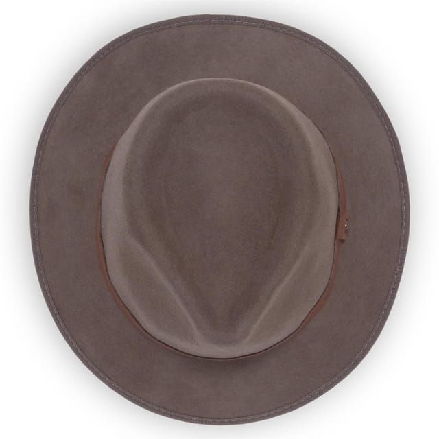 Sunday Afternoons Sunday Afternoons Men's 'Jasper' 100% Wool Felt Water-repellent UPF 50+ Hat in Dark Brown - 3
