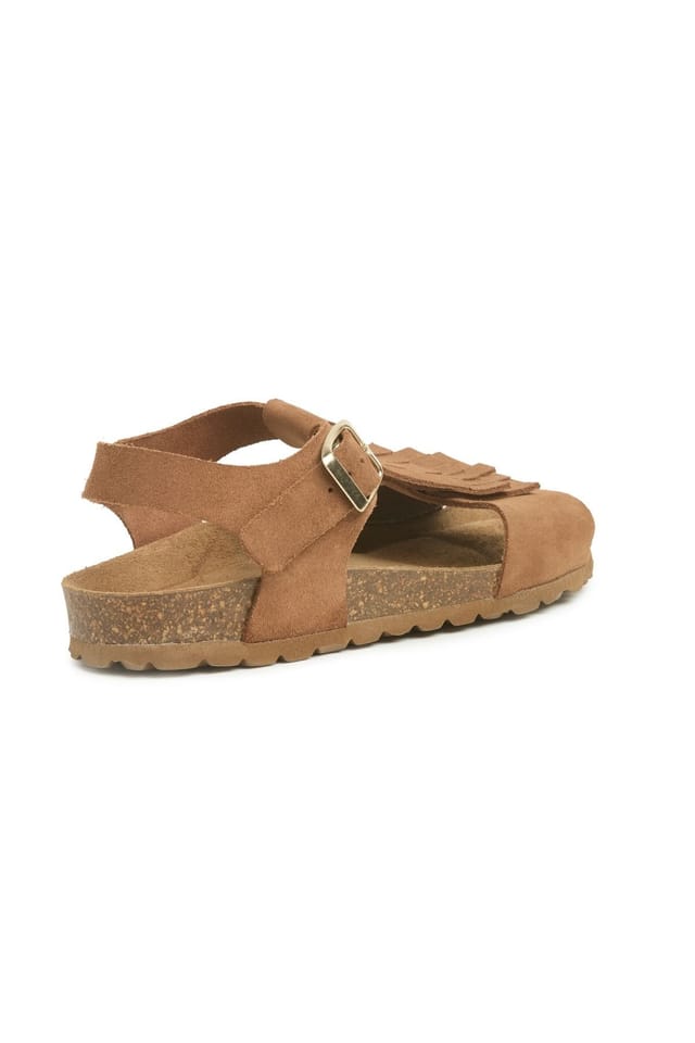 Celtic & Co Celtic & Co Women's Fringed Sandal in Light Tan - 2