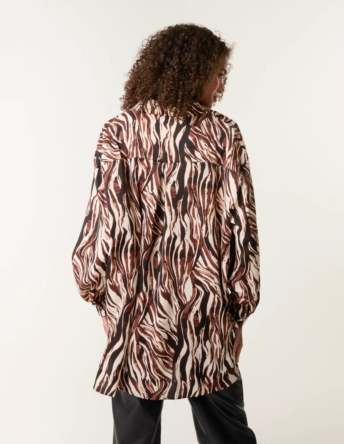Blue Vanilla Zebra Print Shirt - 4