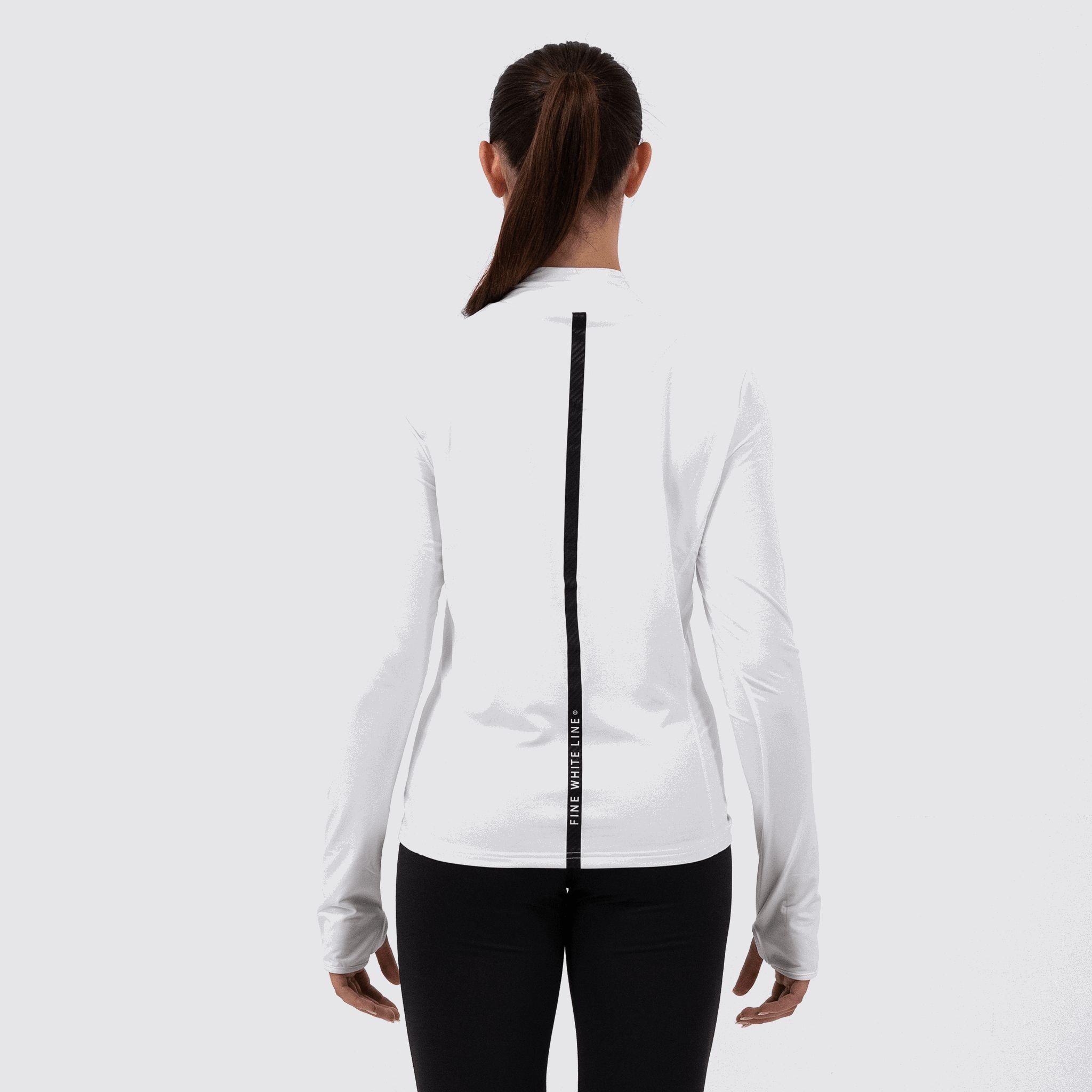Fine White Line Fine White Line Women's Orbit 1/4 Zip Jacket in White - 4