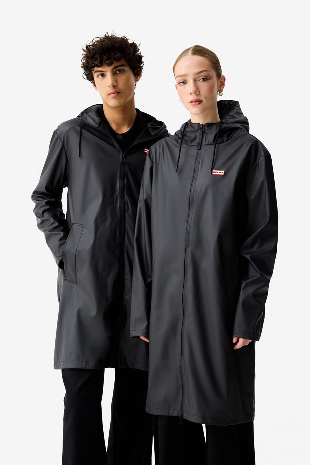 Hunter Hunter Men's Andrea PU Raincoat Black - 2