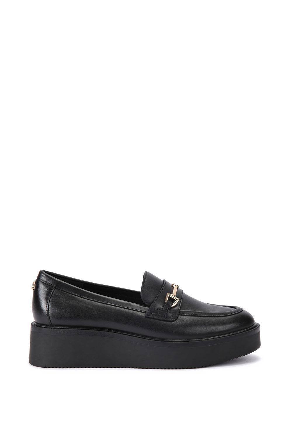 Carvela Carvela Women's 'Vista Loafer' Leather Flats in Black - 1