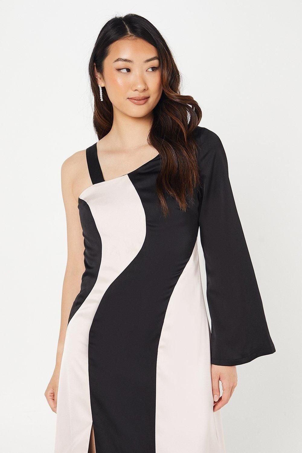 Coast Coast Women's Mono Satin Midi Wedding Guest Dress - 4