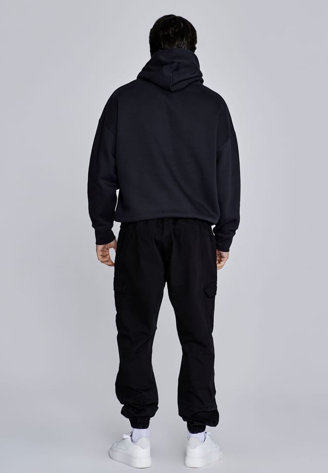 SikSilk SikSilk Men's Essentials Hoodie in Black - 3