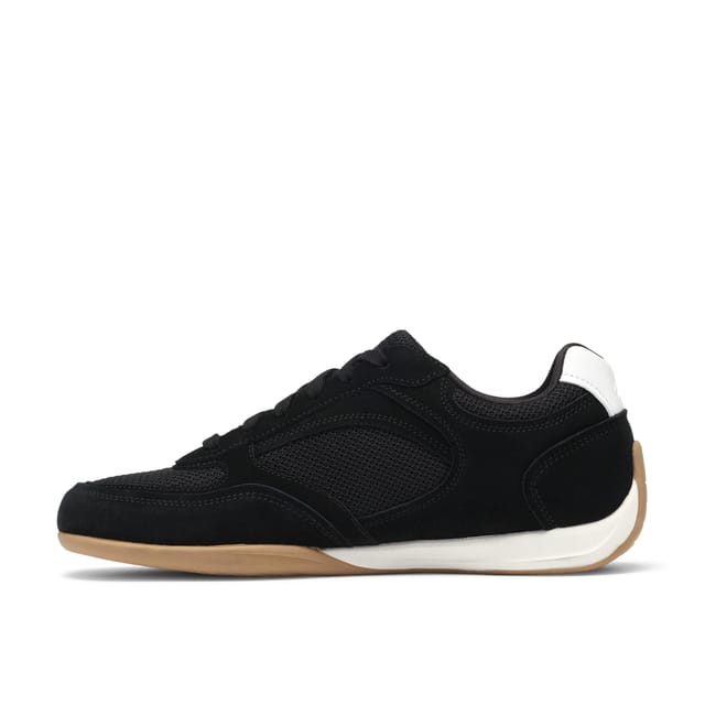 Clarks Clarks Men's Upton Lace Black Suede Trainers, Lace Up - 2