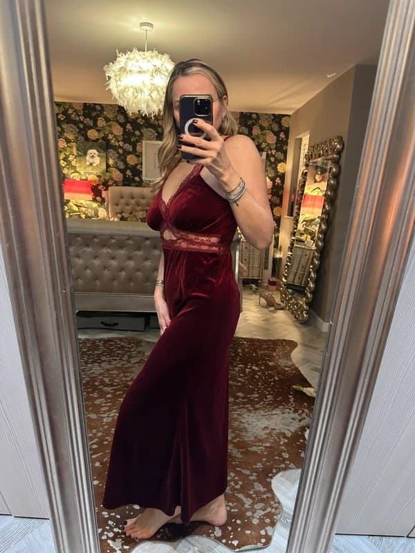 Never Fully Dressed Stunning Never Fully Dressed velvet dress size 12