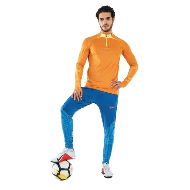 Nike Nike Men's Strike Dri-FIT Quarter Zip Drill Top in Orange - 3