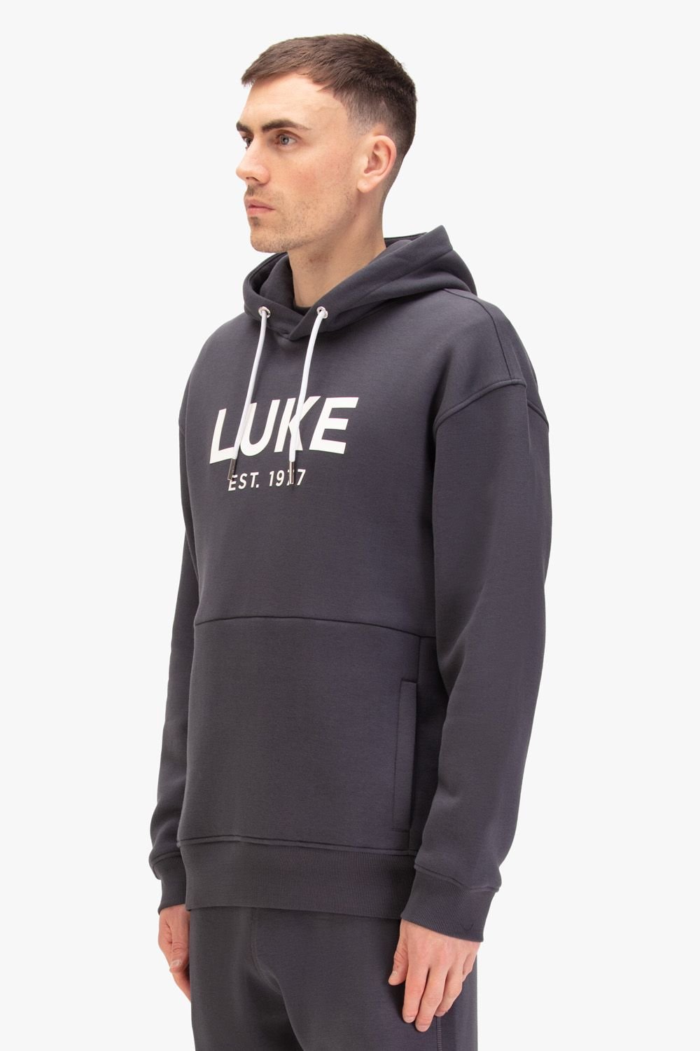 Luke 1977 Luke 1977 Men's Grand Hoodie in Charcoal - 3
