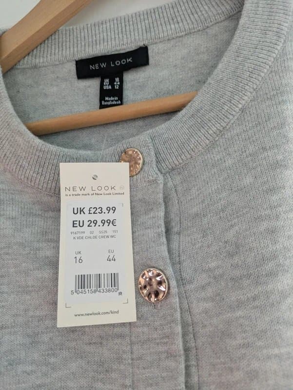 New Look New look Grey waistcoat