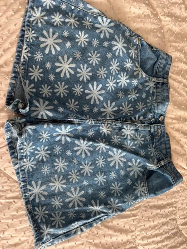 New Look Floral denim jeans