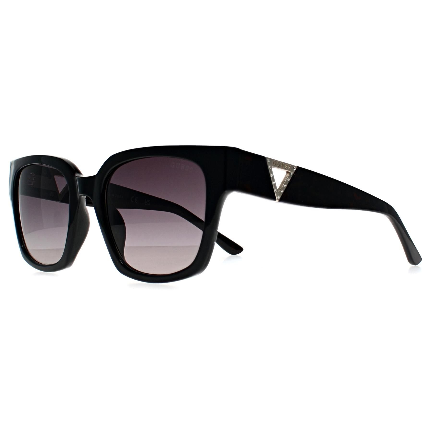 Guess Guess Women's Square Shiny Black Grey Gradient GF6193 - 2