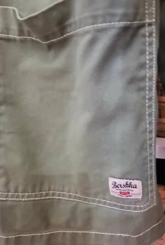 Bershka Bershka khaki green utility jacket