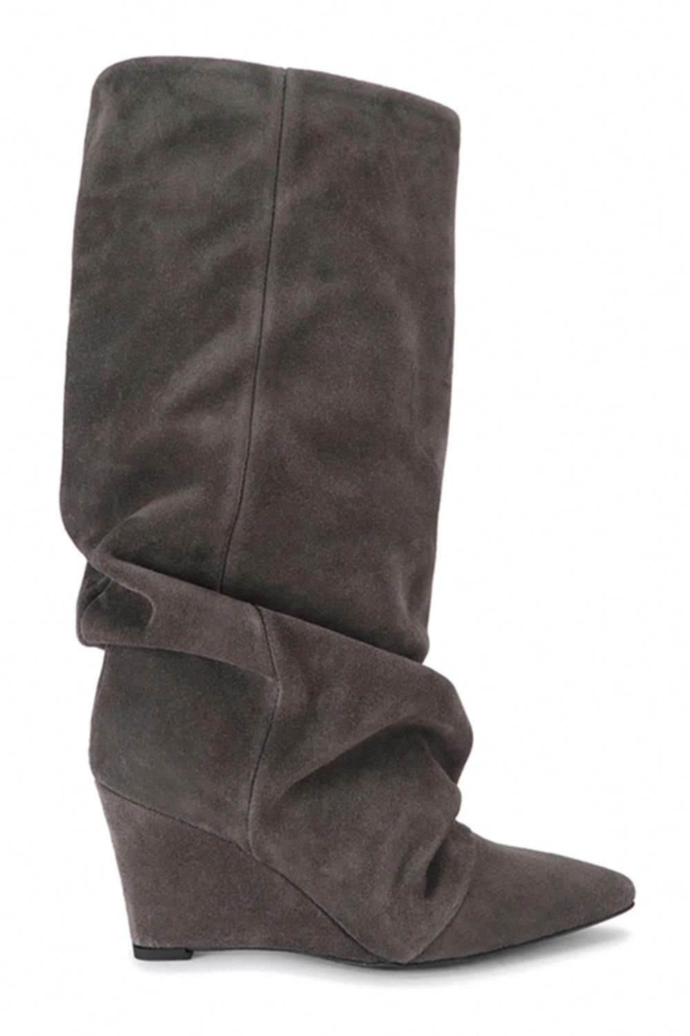 Steve Madden STEVE MADDEN Women's 'Rhys Brown Suede' Suede Boots