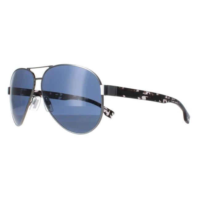 Hugo Boss Hugo Boss Men's Aviator Ruthenium Blue BOSS 1560/O/S in Grey - 2