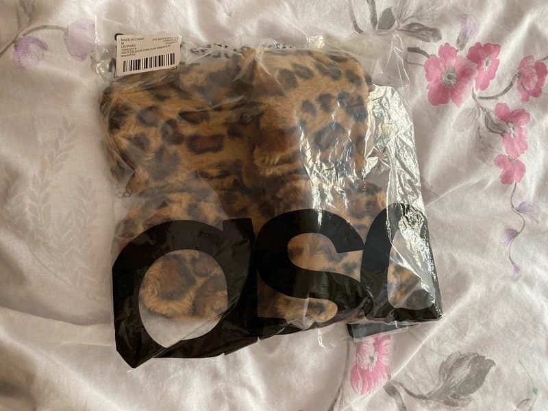 ASOS Leopard furry ladies slippers