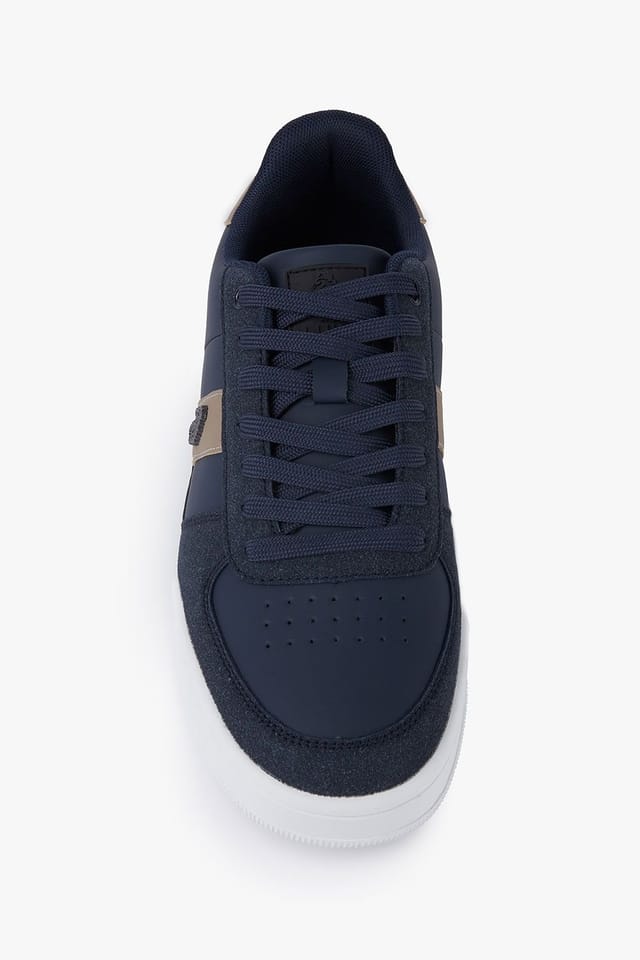 Luke 1977 Luke 1977 Men's Slam Low Trainer in Navy - 2