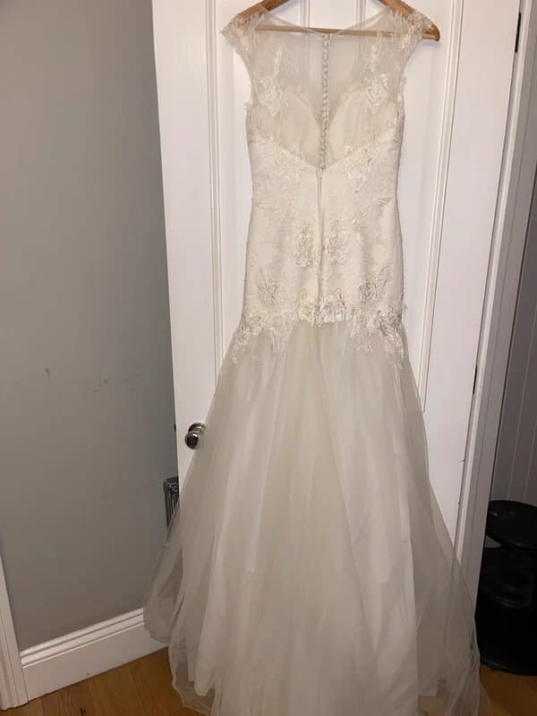 ASOS Stunning white wedding dress with tulle UK 8