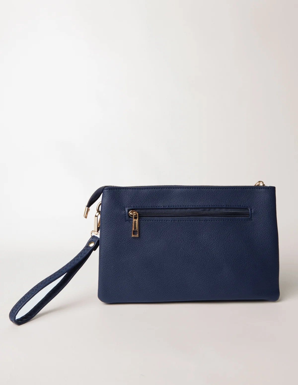 Blue Vanilla Clutch With Detachable Strap - 4
