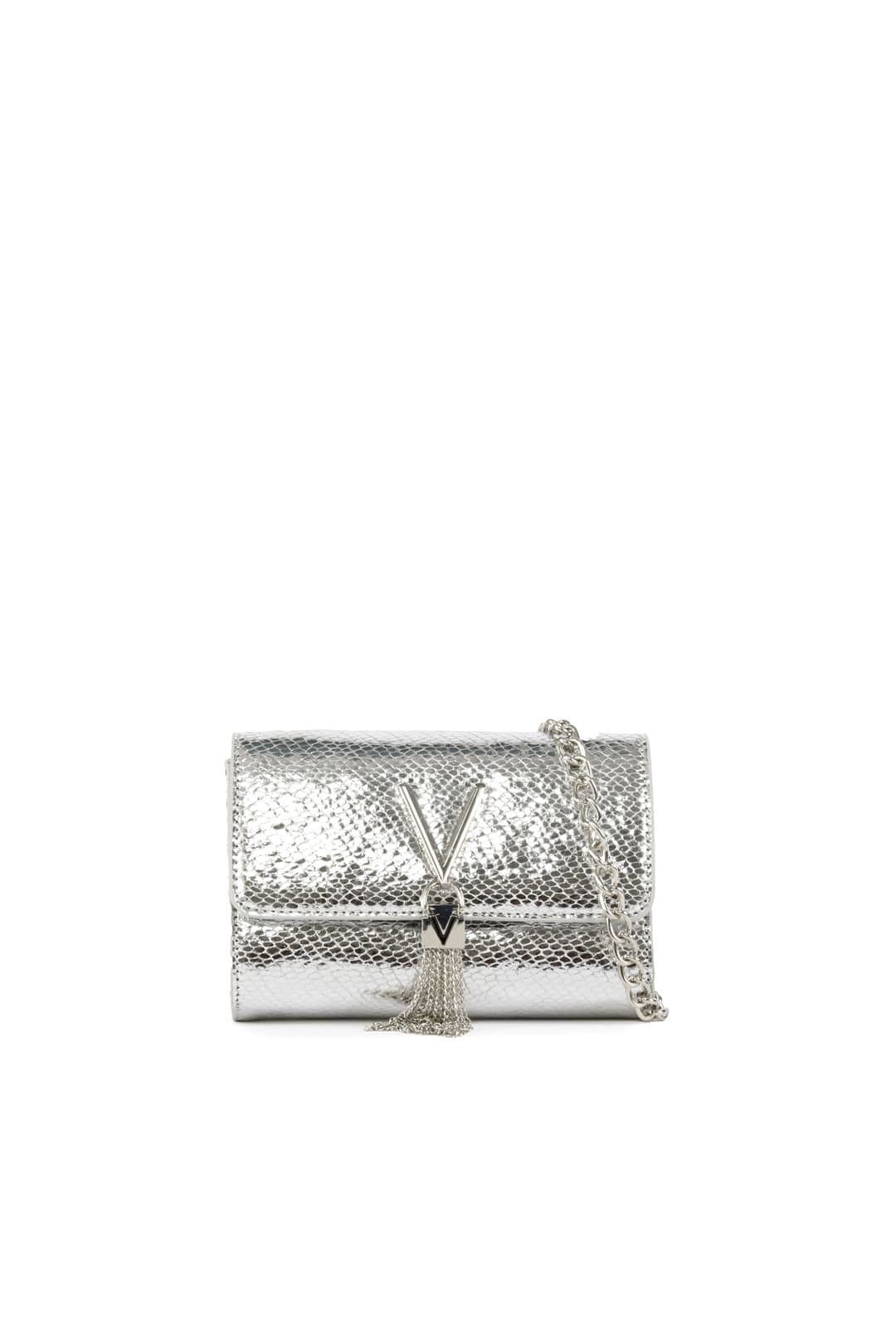 Valentino Valentino Women's Divina Winter Flap Bag Silver
