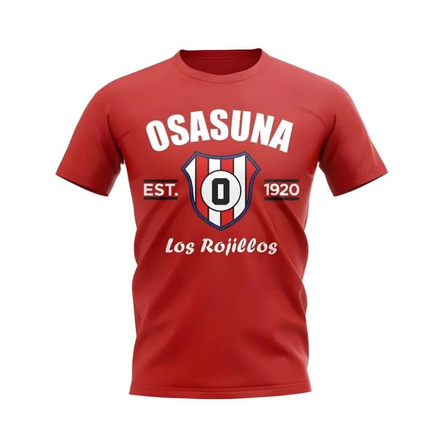 Osasuna Osasuna Men's Personalised Established Football T-Shirt in Red - 2