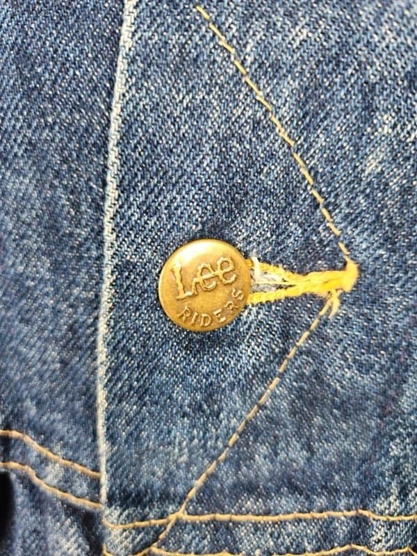Lee Vintage 70s 80s Lee Riders Denim Jacket USA Union PATD-153438 Large