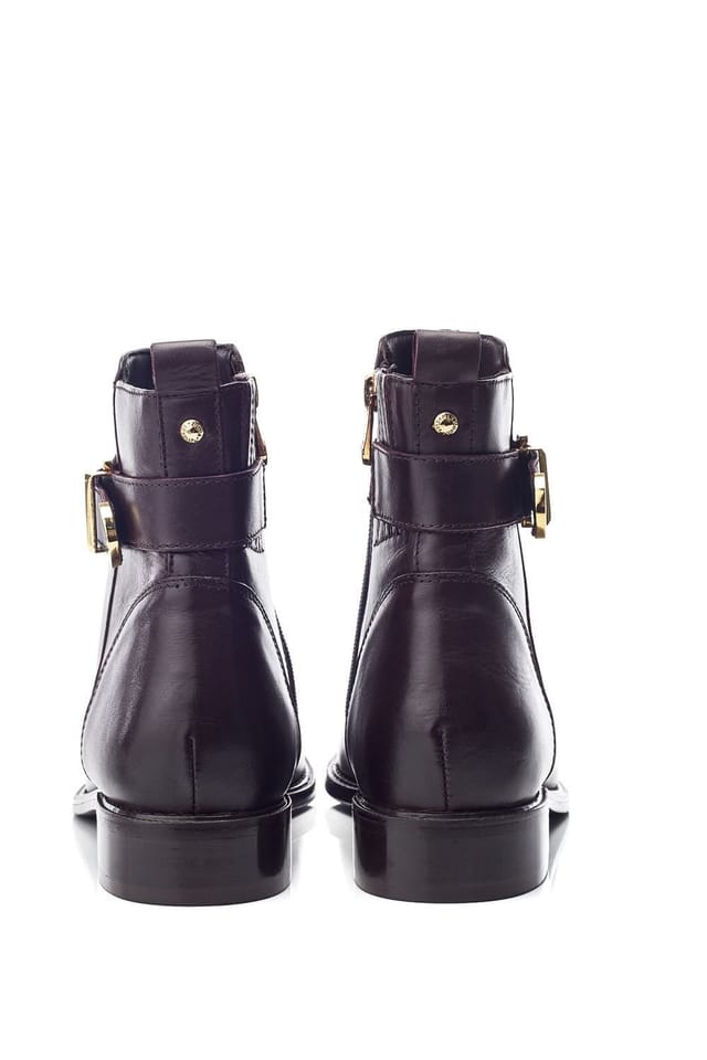 Moda In Pelle Moda In Pelle Women's 'Obernai' Leather Ankle Boots in Brown - 3