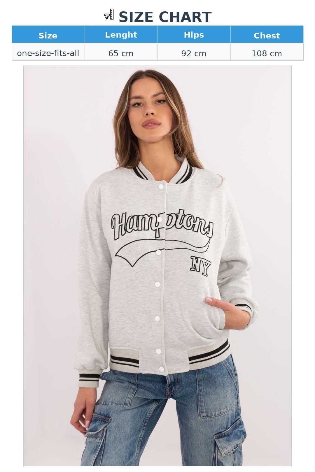 Love Lace Love Lace Women's Cotton Polyester Embroidered Bomber Jacket in Grey - 4