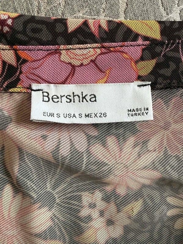 Bershka Bershka tie front chiffon top