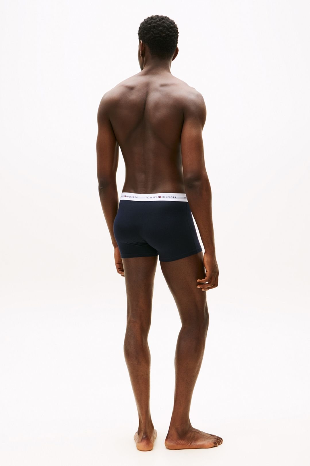 Tommy Hilfiger Tommy Hilfiger Men's Signature 3 Pack Cotton Trunks - Navy - 4