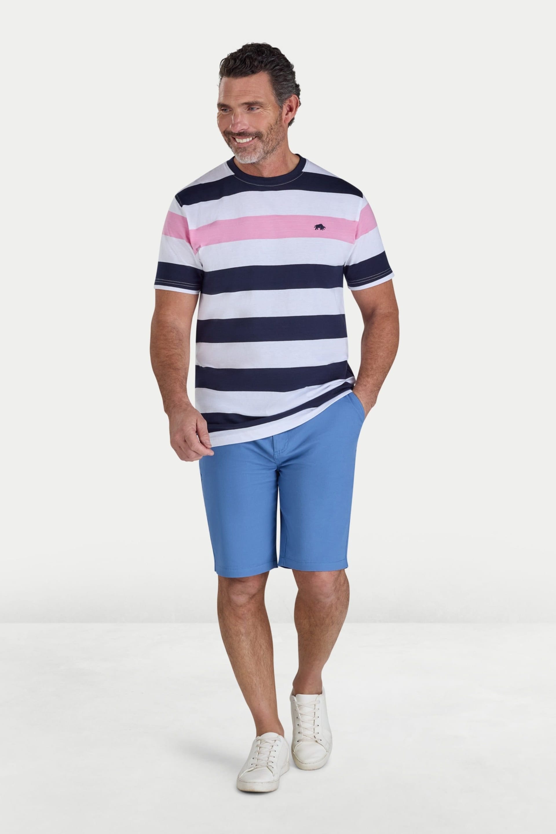 raging bull Raging Bull Men's Contrast Stripe T-Shirt - 4