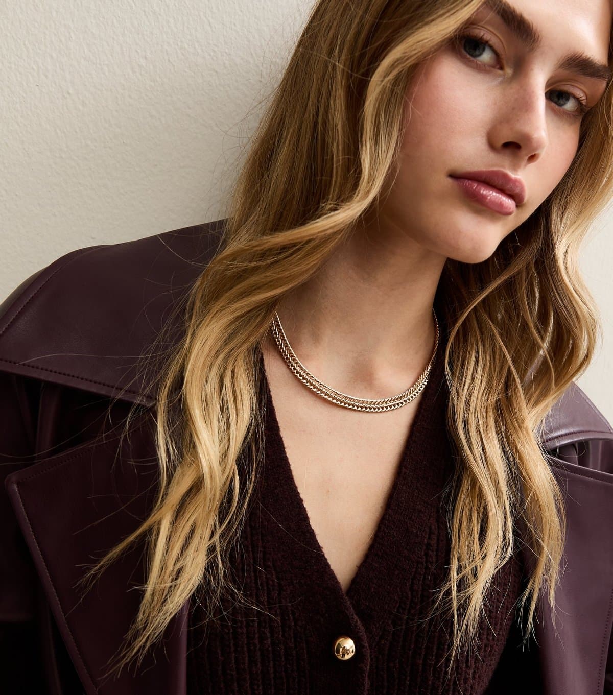 New Look New Look Gold Tone Rope Chain Necklace