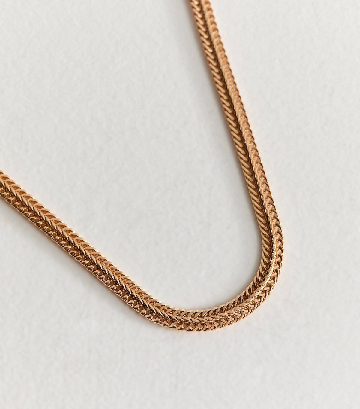 New Look Gold Tone Rope Chain Neck New Look - 3