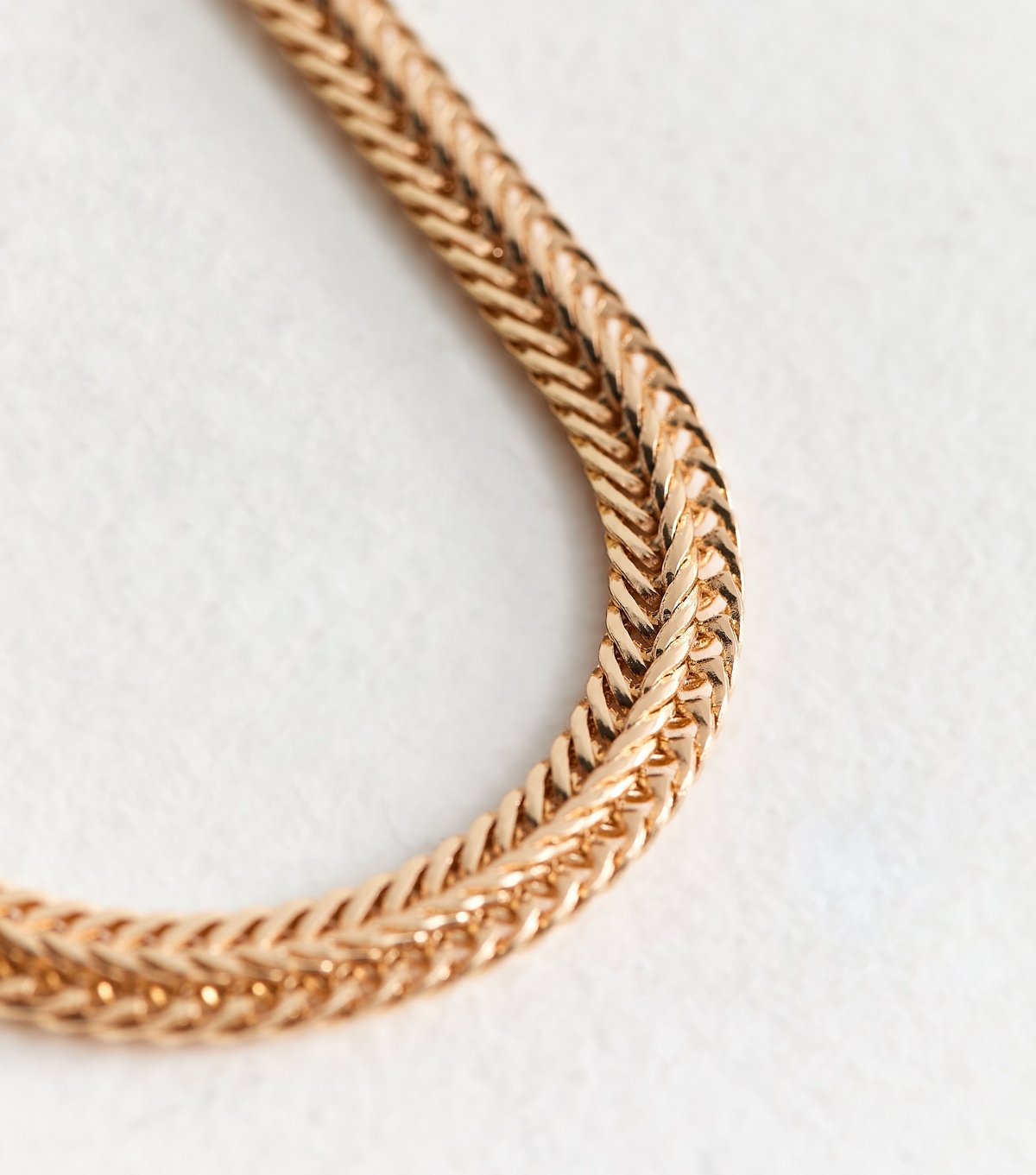 New Look Gold Tone Rope Chain Neck New Look - 4