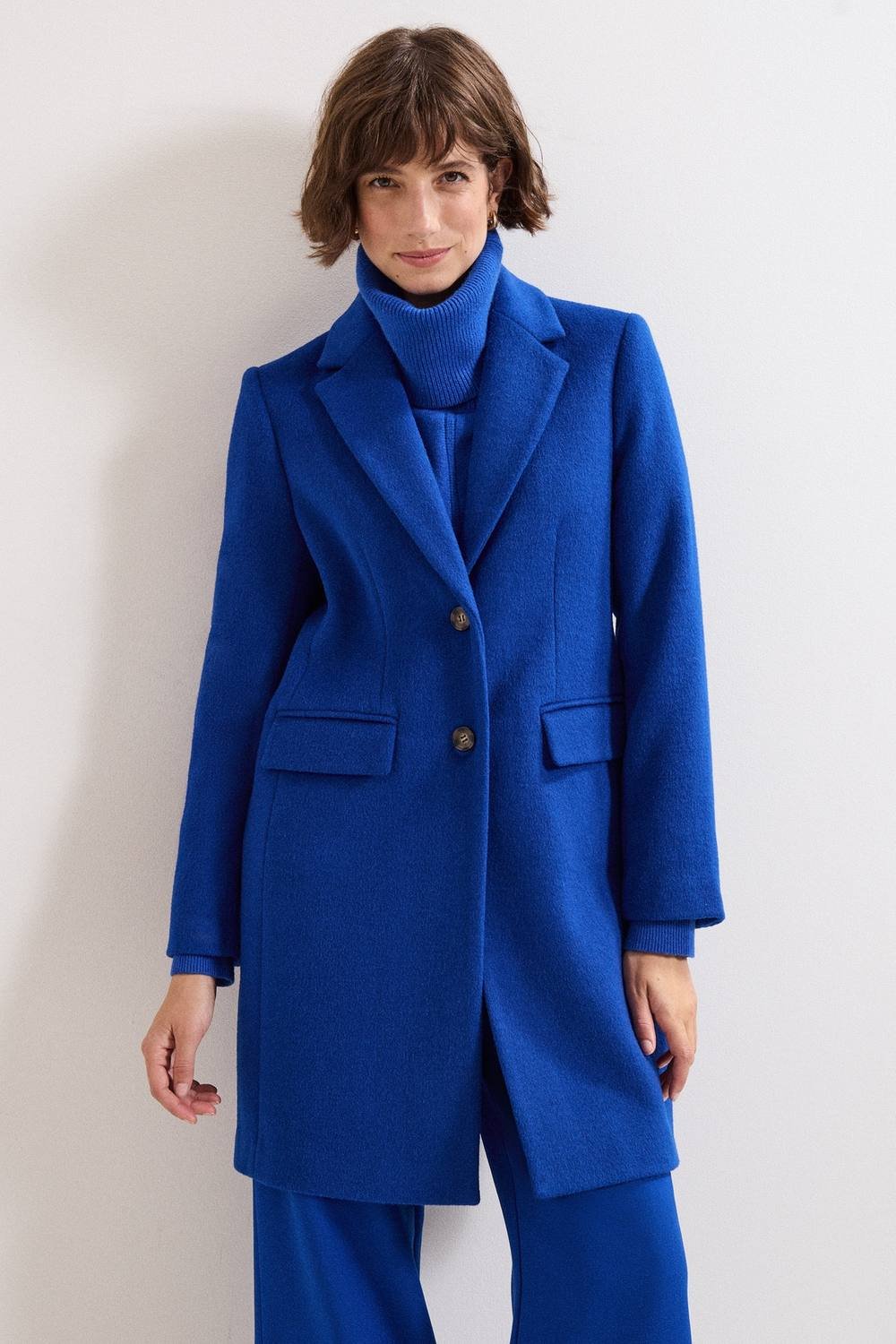 Phase Eight Phase Eight Women's Lydia Wool Coat in Cobalt - 1
