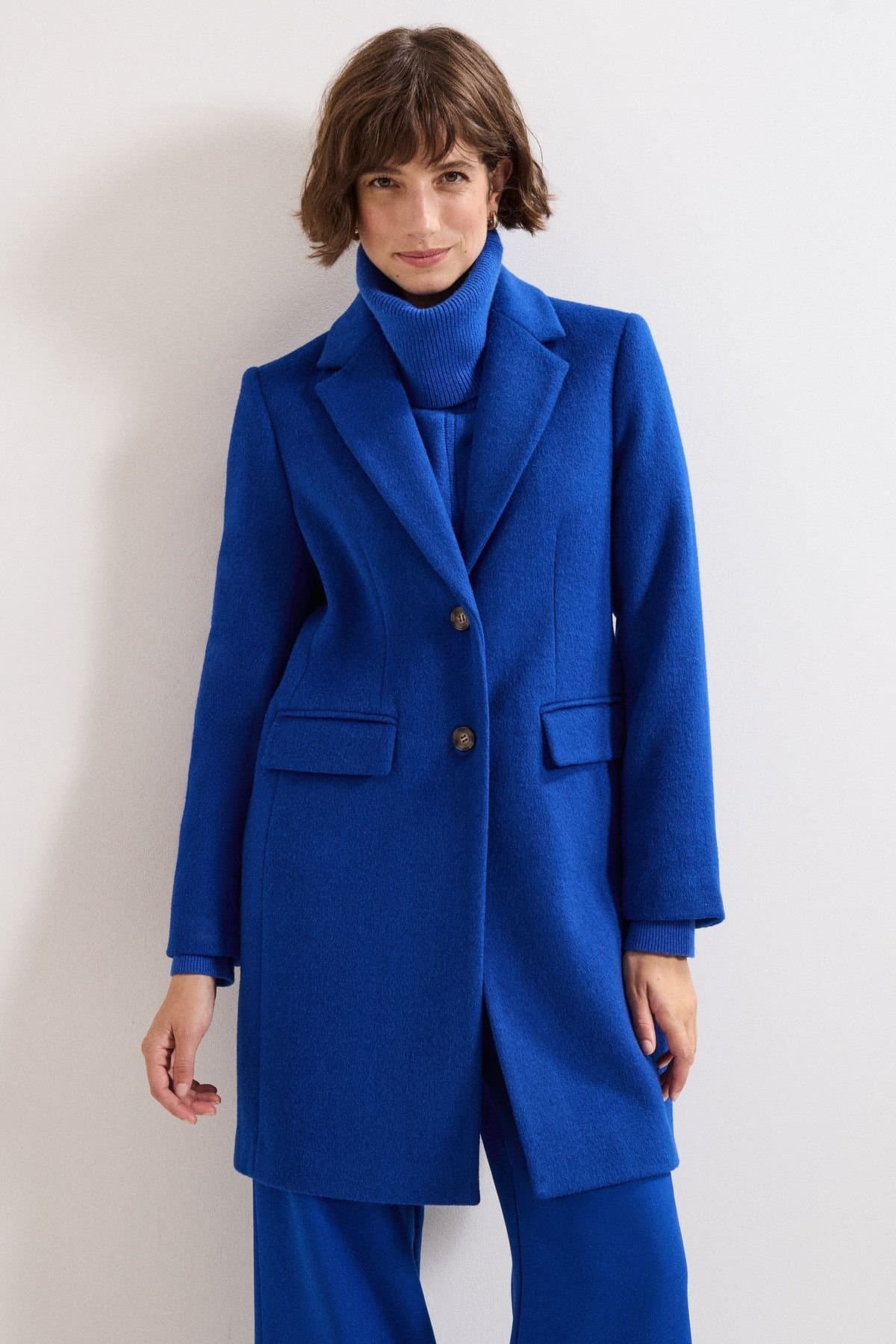 Phase Eight Phase Eight Women's Lydia Wool Coat in Cobalt
