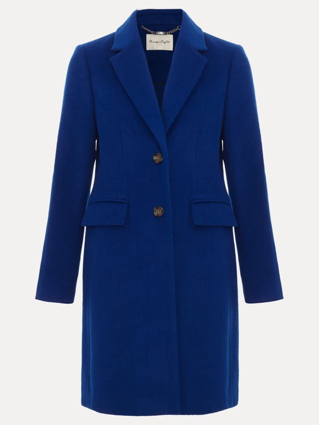 Phase Eight Phase Eight Women's Lydia Wool Coat in Cobalt - 2